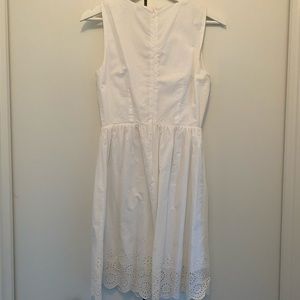J.Crew white eyelet dress